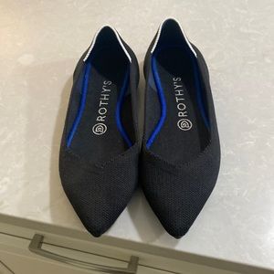 Rothy’s Black Pointed Flats